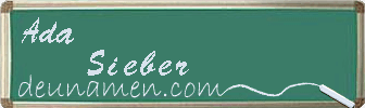Ada Sieber Visitenkarte